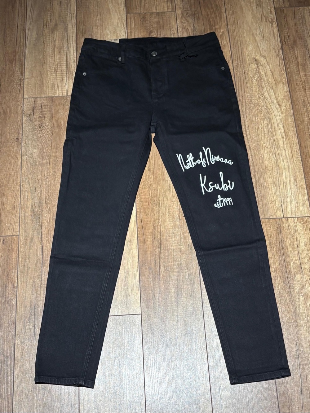 Ksubi Van Winkle Black Slim Fit Jeans Waist Size 34 Mens